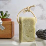 Tea Tree & Spirulina Soap on a Rope - homemadeADVENTURES