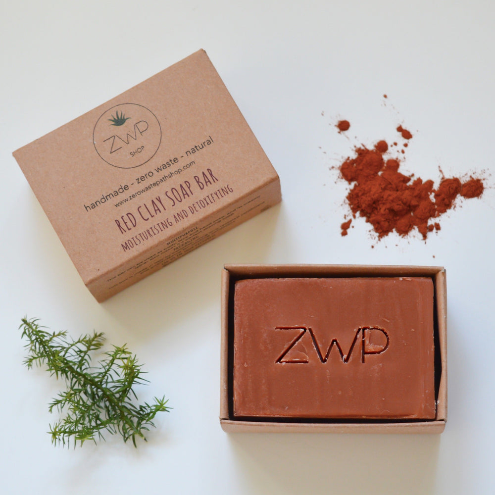 Red Clay Soap Bar - 100g - homemadeADVENTURES