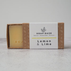 
                  
                    Load image into Gallery viewer, Lemon &amp;amp; Lime Bar Soap 112g - homemadeADVENTURES
                  
                