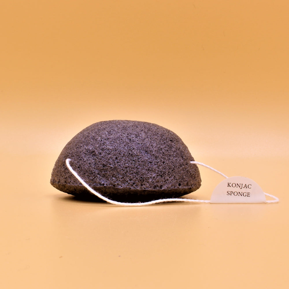 Konjac Facial Sponge - Black