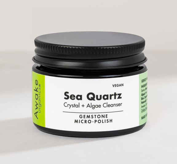 Sea Quartz, Natural Vegan Cleanser & Fine Exfoliant
