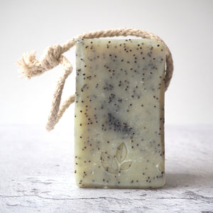 
                  
                    Load image into Gallery viewer, Ginger &amp;amp; Mandarin Soap on Rope
                  
                